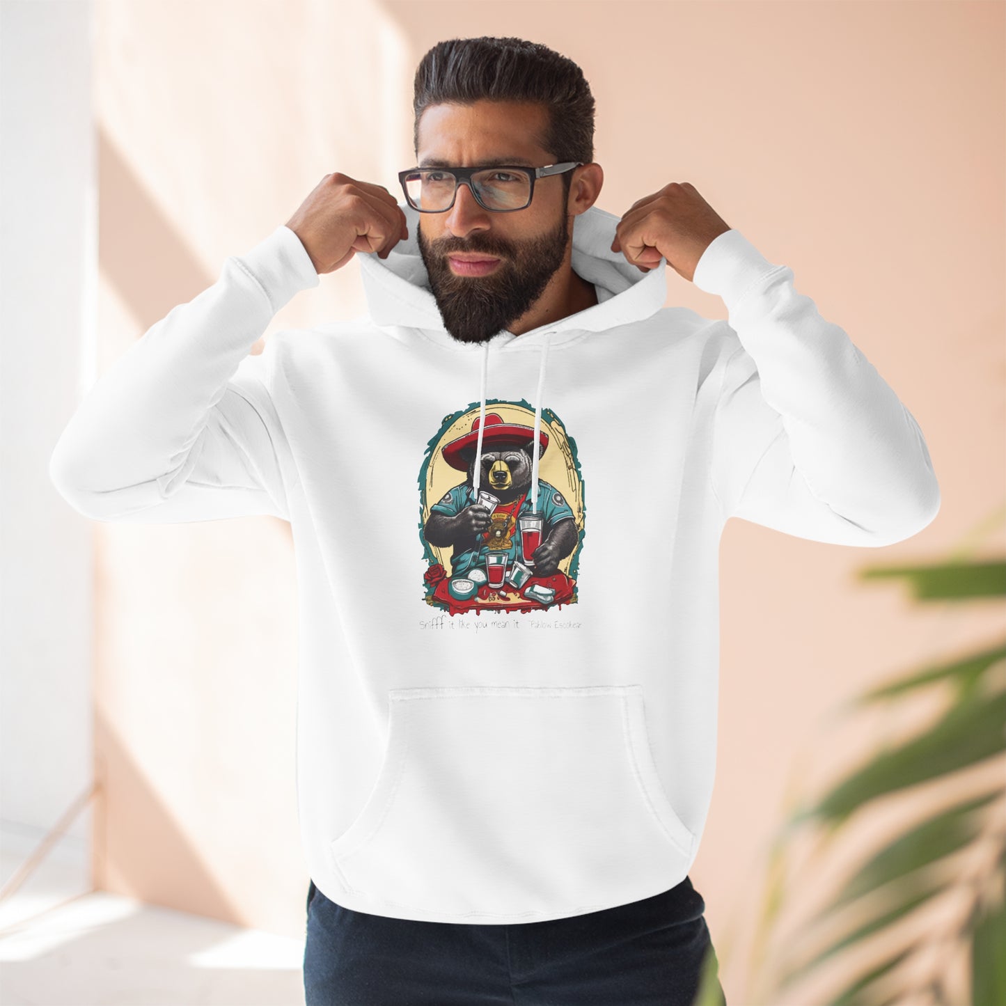 Sniff It Like You Mean It Three-Panel Fleece Hoodie