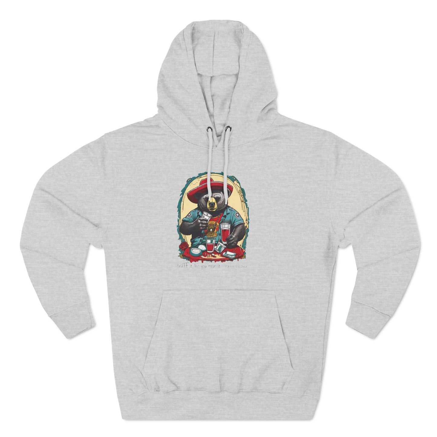 Sniff It Like You Mean It Three-Panel Fleece Hoodie