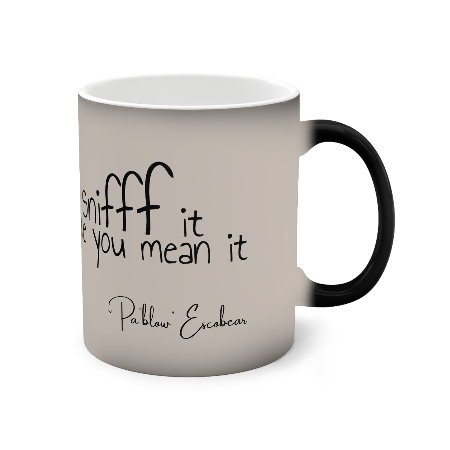 Sniff It Like You Mean It Color-Changing Mug for Lefties, 11oz