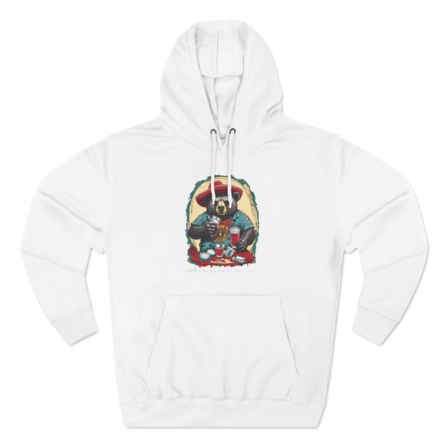 Sniff It Like You Mean It Three-Panel Fleece Hoodie