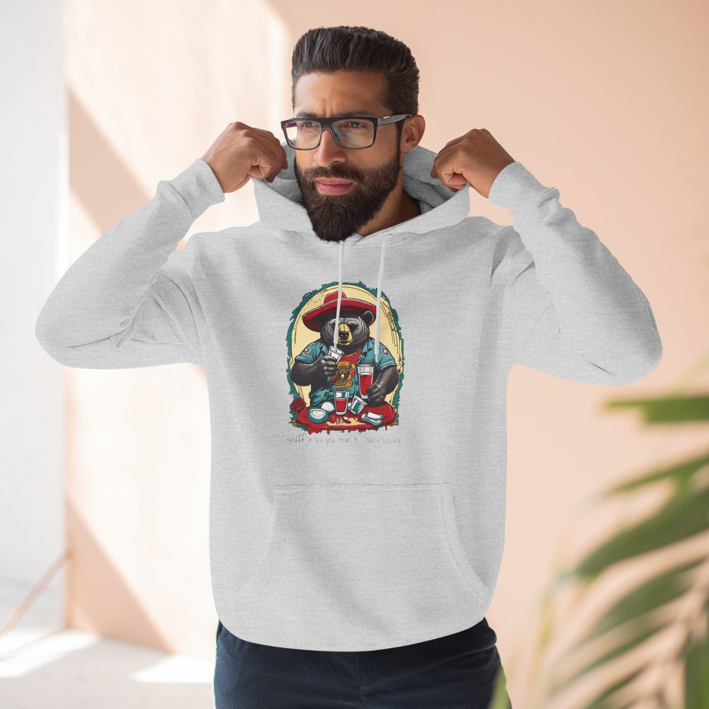 Sniff It Like You Mean It Three-Panel Fleece Hoodie